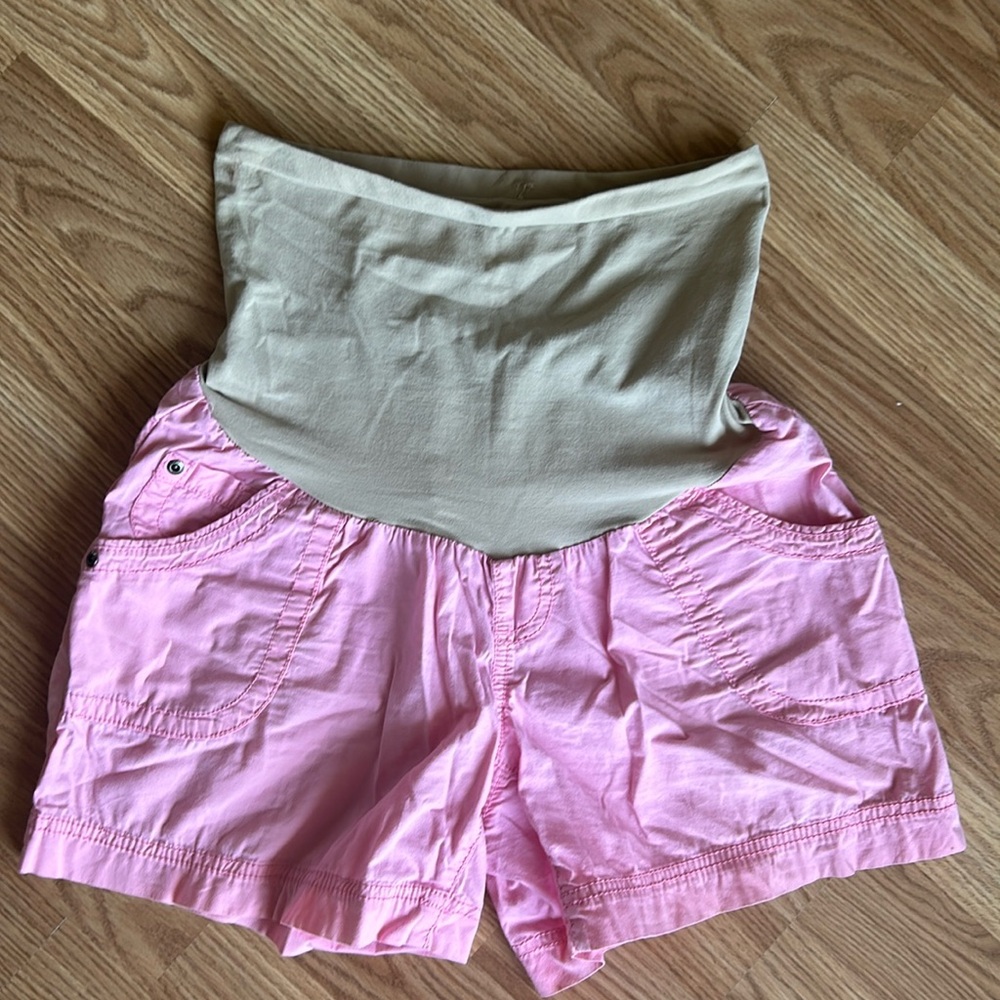 Motherhood Maternity over the belly shorts | pink | size Small